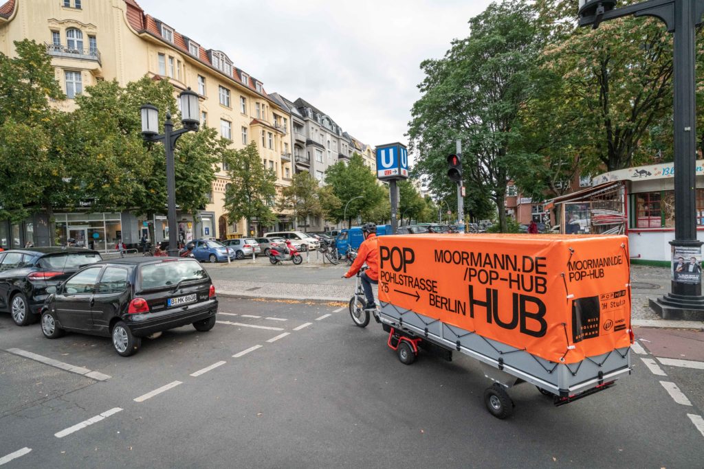 POP_HUB in Berlin, Pohlstr. 75 während der Berlin ART WEEK 2019