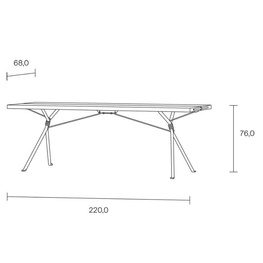 Kampenwand Table Dimensions 