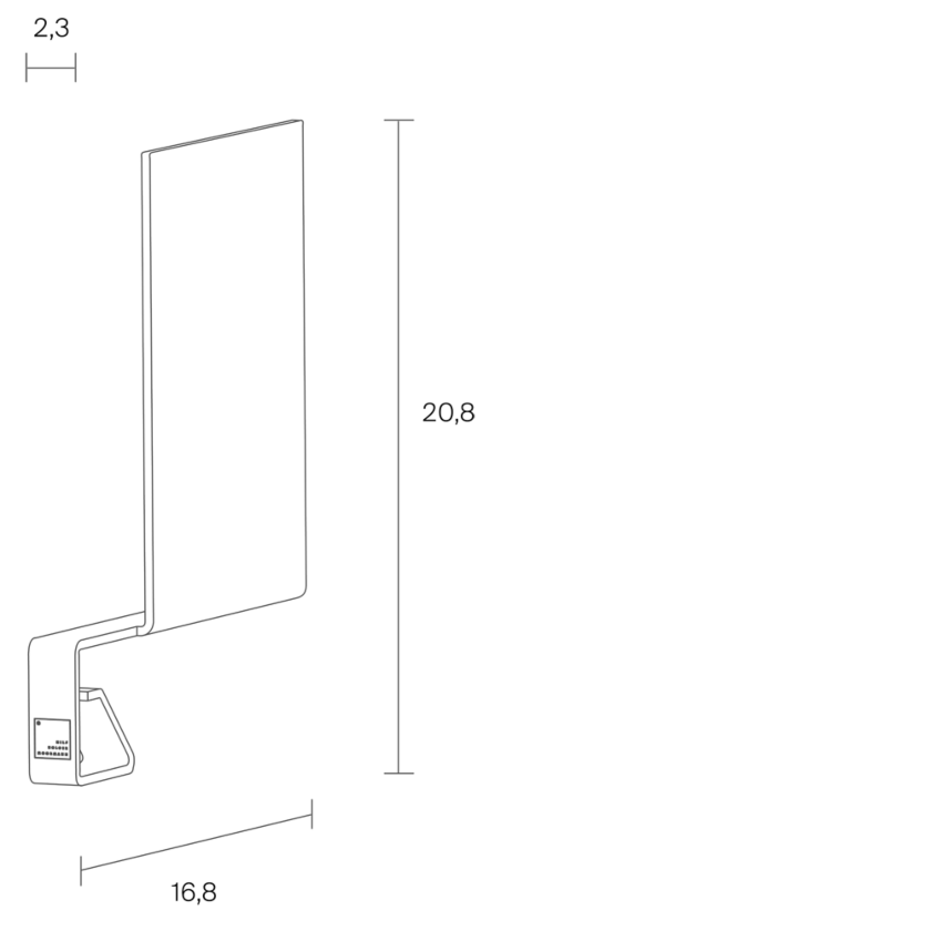 FNP Bookend Dimensions 
