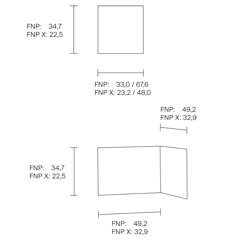 FNP Rear Wall Dimensions 