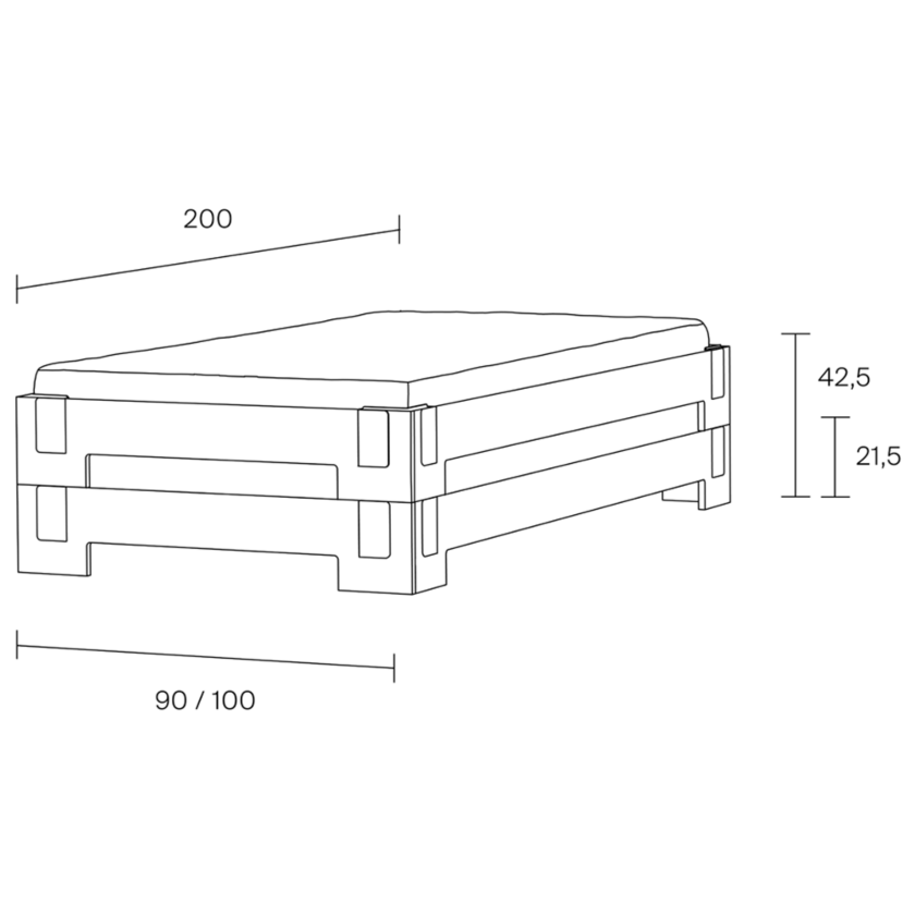 Tagedieb Stacking Bed Dimensions 