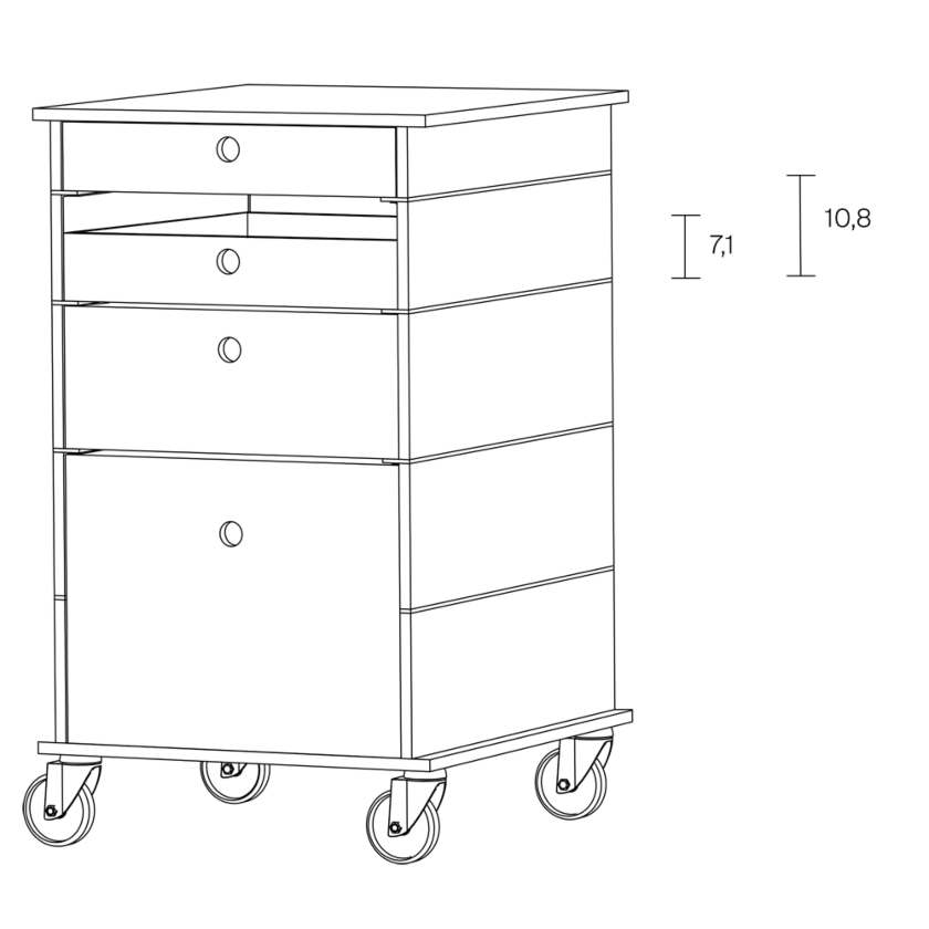 Lader Horizontal Filing System Dimensions 