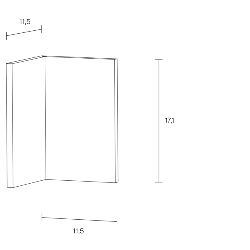 Kant Bookend Dimensions 